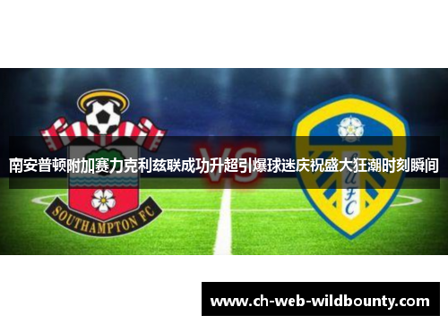 南安普顿附加赛力克利兹联成功升超引爆球迷庆祝盛大狂潮时刻瞬间